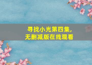 寻找小光第四集,无删减版在线观看