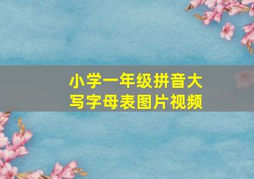 小学一年级拼音大写字母表图片视频