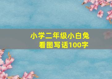 小学二年级小白兔看图写话100字