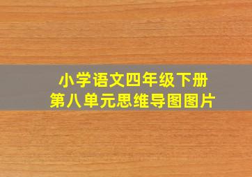 小学语文四年级下册第八单元思维导图图片