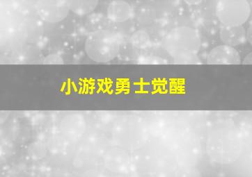 小游戏勇士觉醒