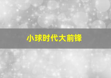 小球时代大前锋