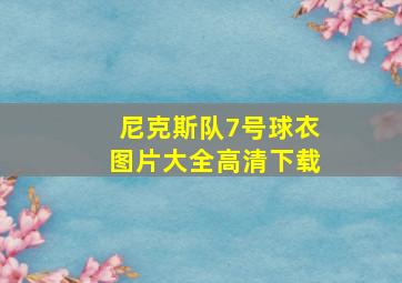 尼克斯队7号球衣图片大全高清下载