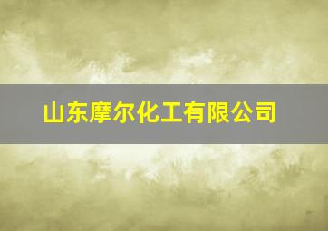 山东摩尔化工有限公司