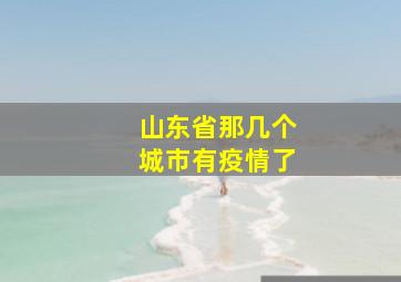 山东省那几个城市有疫情了