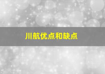 川航优点和缺点