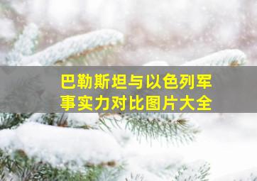 巴勒斯坦与以色列军事实力对比图片大全