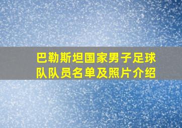 巴勒斯坦国家男子足球队队员名单及照片介绍