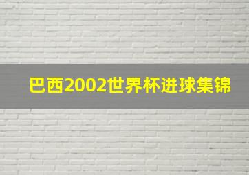 巴西2002世界杯进球集锦