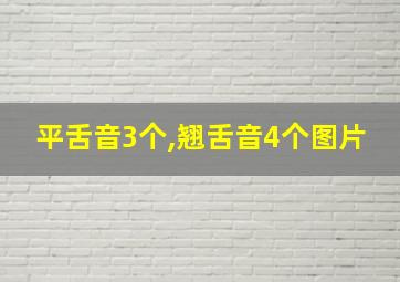 平舌音3个,翘舌音4个图片