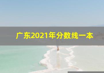 广东2021年分数线一本