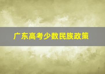 广东高考少数民族政策