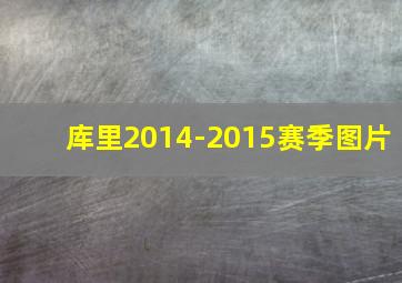 库里2014-2015赛季图片