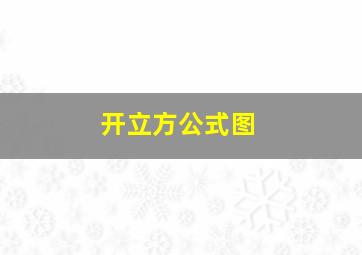 开立方公式图