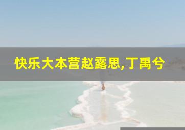 快乐大本营赵露思,丁禹兮