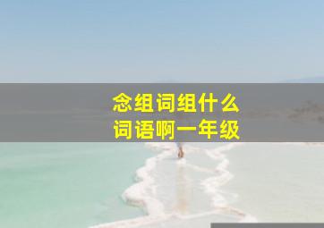 念组词组什么词语啊一年级