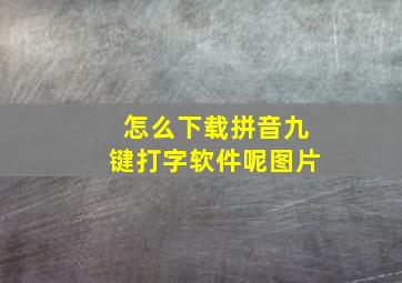 怎么下载拼音九键打字软件呢图片