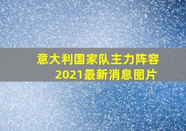 意大利国家队主力阵容2021最新消息图片