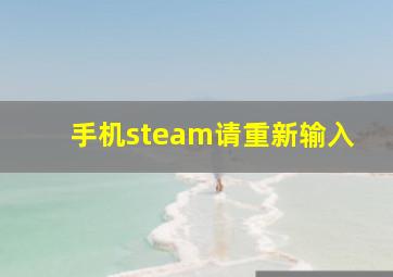 手机steam请重新输入