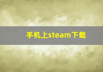 手机上steam下载