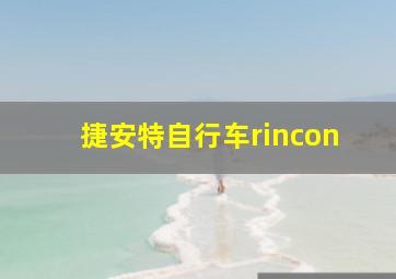 捷安特自行车rincon