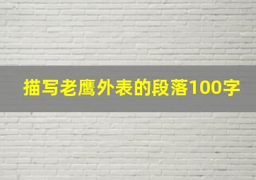 描写老鹰外表的段落100字