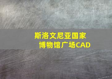 斯洛文尼亚国家博物馆广场CAD