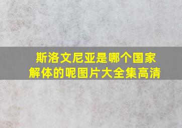 斯洛文尼亚是哪个国家解体的呢图片大全集高清