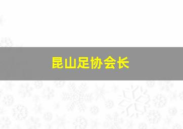 昆山足协会长