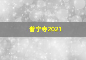 普宁寺2021