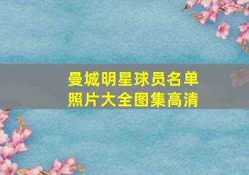 曼城明星球员名单照片大全图集高清