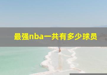 最强nba一共有多少球员