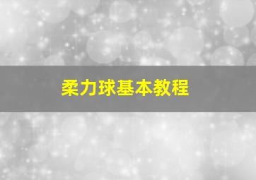 柔力球基本教程