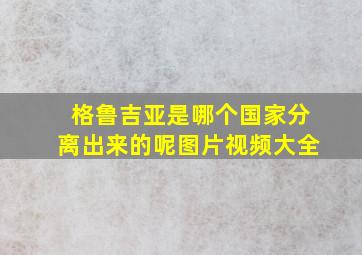 格鲁吉亚是哪个国家分离出来的呢图片视频大全