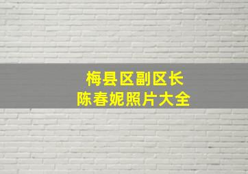 梅县区副区长陈春妮照片大全