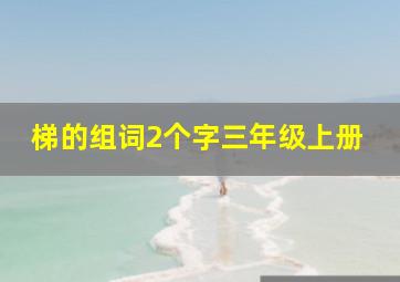 梯的组词2个字三年级上册