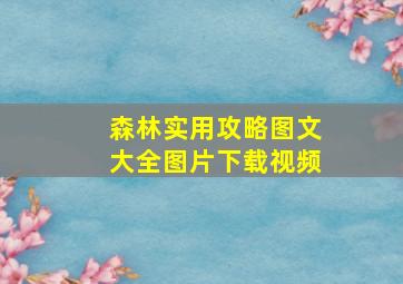 森林实用攻略图文大全图片下载视频