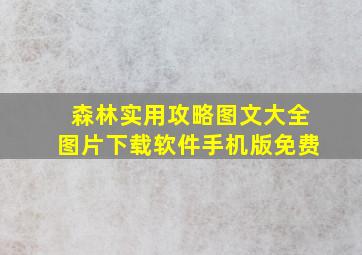 森林实用攻略图文大全图片下载软件手机版免费