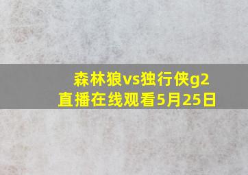 森林狼vs独行侠g2直播在线观看5月25日