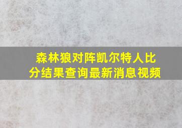 森林狼对阵凯尔特人比分结果查询最新消息视频