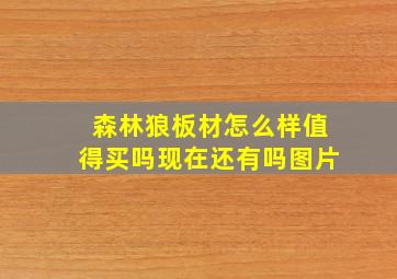 森林狼板材怎么样值得买吗现在还有吗图片