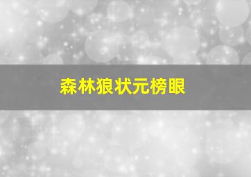 森林狼状元榜眼