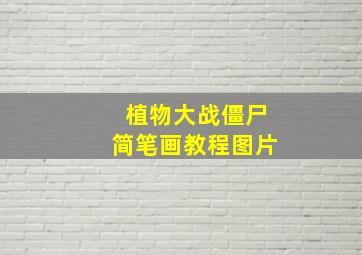 植物大战僵尸简笔画教程图片