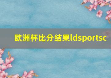 欧洲杯比分结果ldsportsc