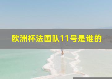 欧洲杯法国队11号是谁的