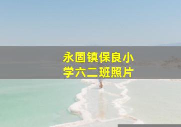 永固镇保良小学六二班照片