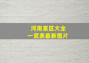 河南景区大全一览表最新图片