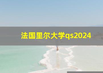 法国里尔大学qs2024