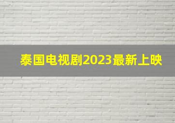 泰国电视剧2023最新上映