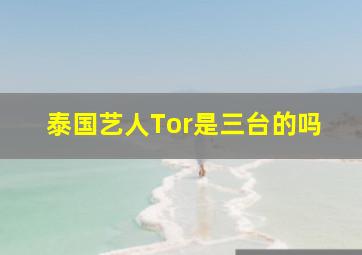 泰国艺人Tor是三台的吗